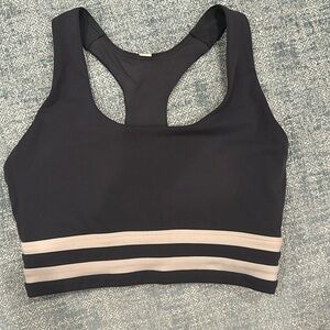 Lorna Jane XS sports bra grey/light pink